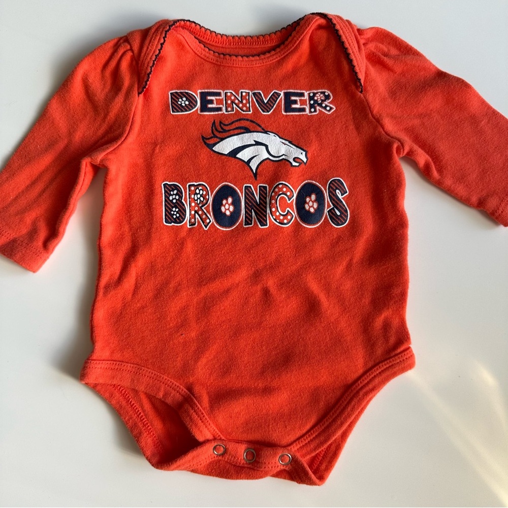 Denver Broncos Baby Onesie